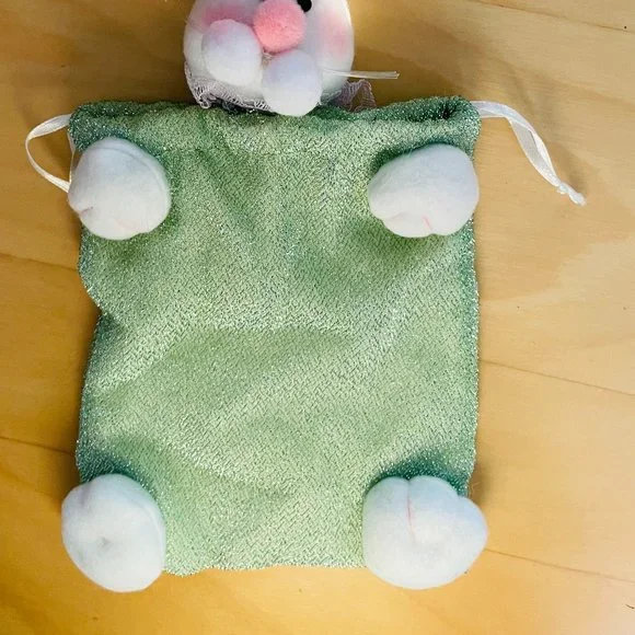 Set 4 Plush 3D Bunny Bags Easter Collection - Picture 8 of 8